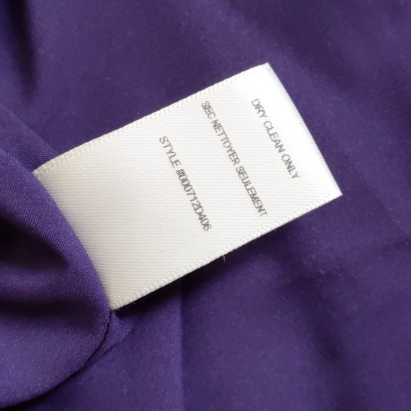 NWT Rebecca Taylor Caley Dress in Aubergine - Picture 9 of 13